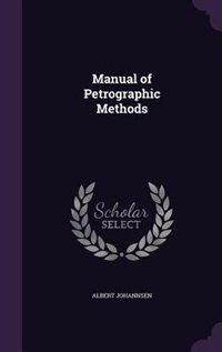 Front cover_Manual of Petrographic Methods