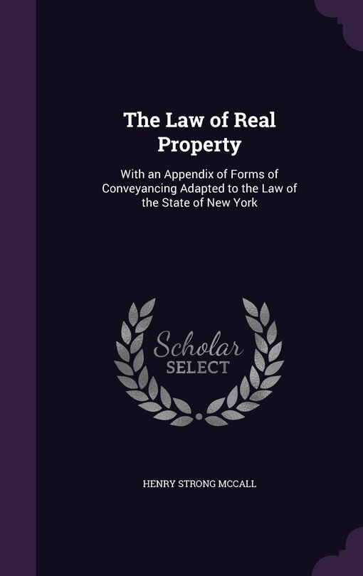 Front cover_The Law of Real Property