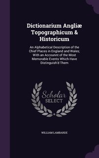 Couverture_Dictionarium Angliæ Topographicum & Historicum