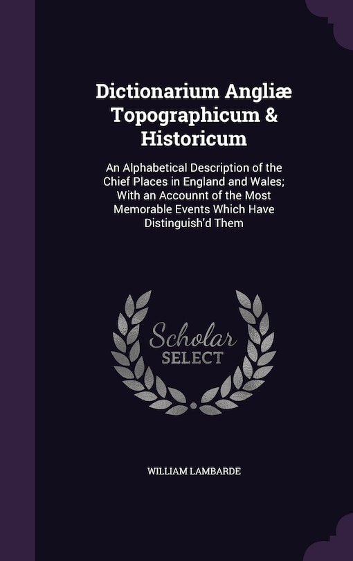 Couverture_Dictionarium Angliæ Topographicum & Historicum