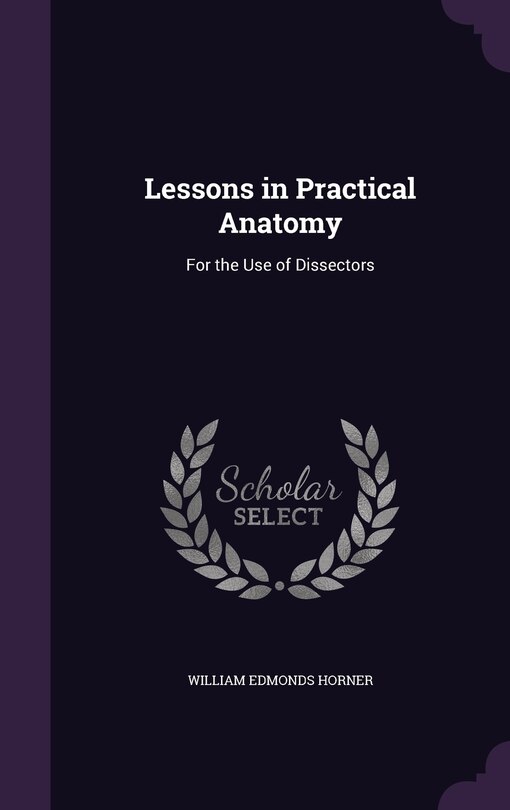 Couverture_Lessons in Practical Anatomy