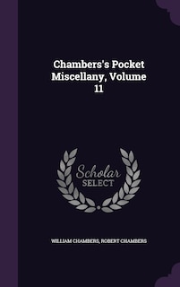Front cover_Chambers's Pocket Miscellany, Volume 11