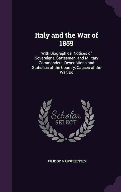 Couverture_Italy and the War of 1859