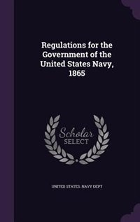 Couverture_Regulations for the Government of the United States Navy, 1865