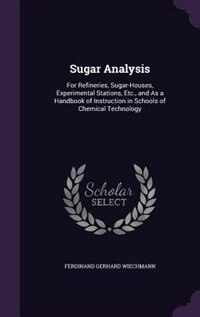 Couverture_Sugar Analysis