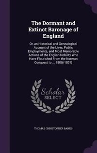 Front cover_The Dormant and Extinct Baronage of England