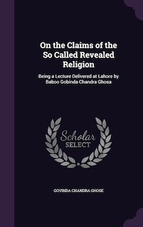 Front cover_On the Claims of the So Called Revealed Religion