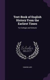 Front cover_Text-Book of English History From the Earliest Times