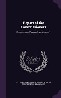 Front cover_Report of the Commissioners
