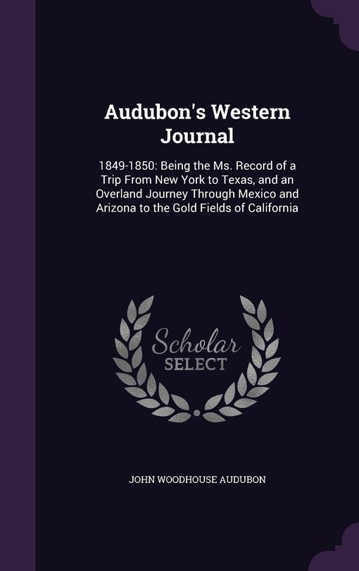 Front cover_Audubon's Western Journal