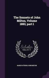 Front cover_The Sonnets of John Milton, Volume 1883, part 1