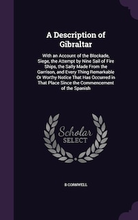 Front cover_A Description of Gibraltar