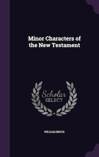 Couverture_Minor Characters of the New Testament