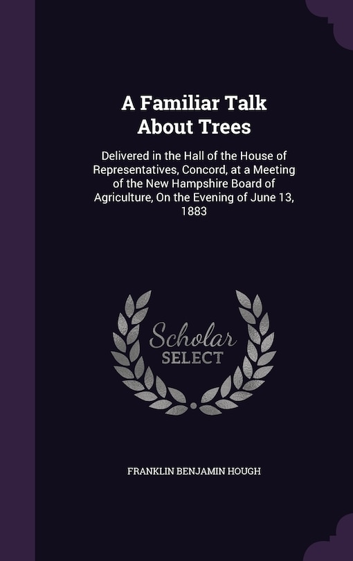 Couverture_A Familiar Talk About Trees
