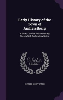 Front cover_Early History of the Town of Amherstburg