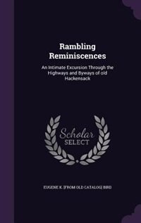 Front cover_Rambling Reminiscences