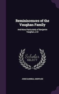 Couverture_Reminiscences of the Vaughan Family