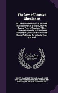Couverture_The law of Passive Obedience