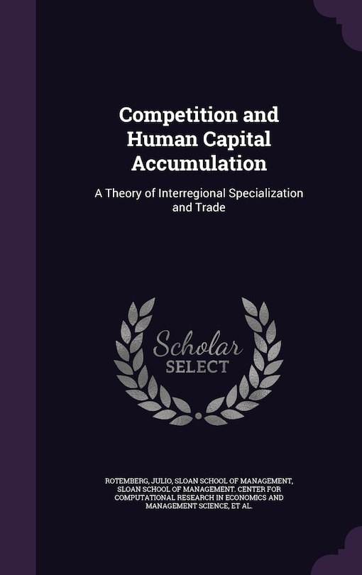 Front cover_Competition and Human Capital Accumulation