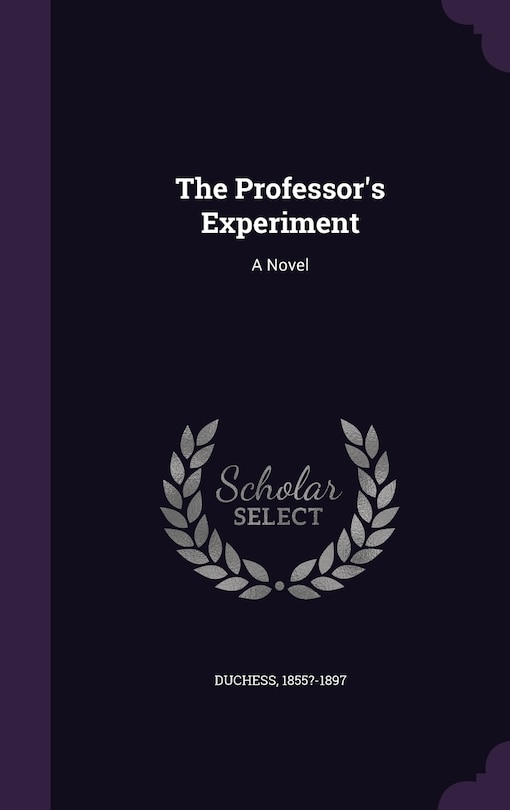 Front cover_The Professor's Experiment