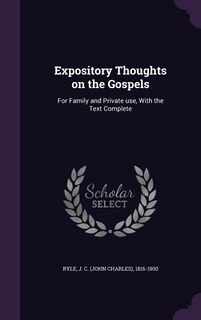 Couverture_Expository Thoughts on the Gospels