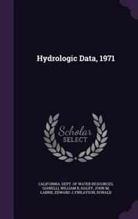Front cover_Hydrologic Data, 1971