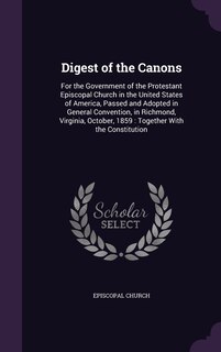 Front cover_Digest of the Canons
