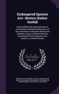 Front cover_Endangered Species Act--Boston Harbor Outfall