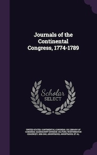 Couverture_Journals of the Continental Congress, 1774-1789