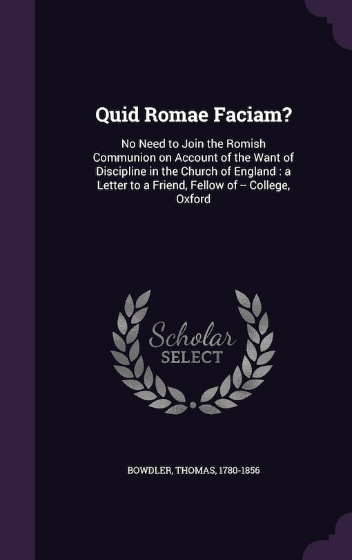 Front cover_Quid Romae Faciam?