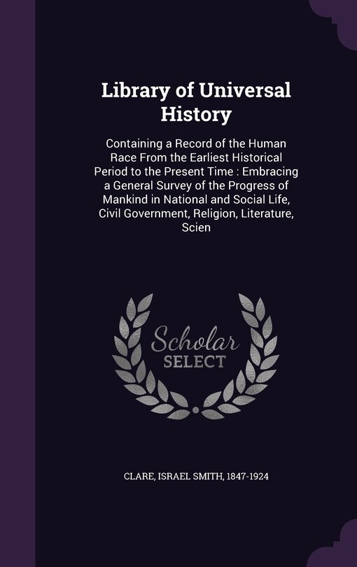 Front cover_Library of Universal History