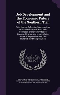 Couverture_Job Development and the Economic Future of the Southern Tier