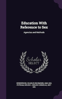 Couverture_Education With Reference to Sex
