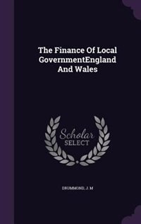 Couverture_The Finance Of Local GovernmentEngland And Wales