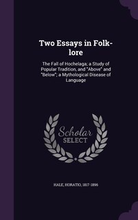 Front cover_Two Essays in Folk-lore