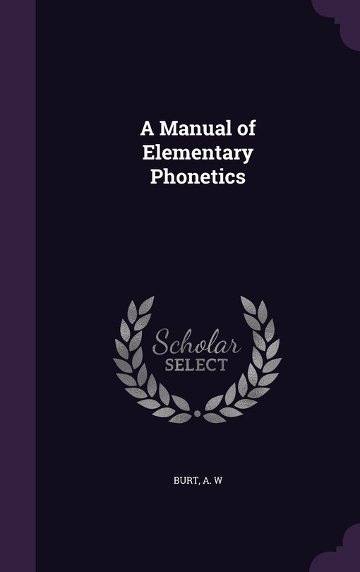 Front cover_A Manual of Elementary Phonetics