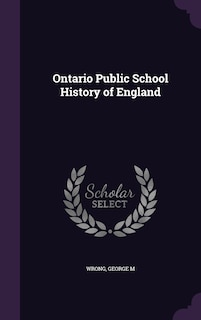 Couverture_Ontario Public School History of England