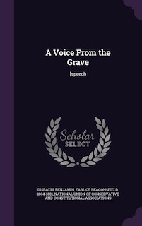 Front cover_A Voice From the Grave