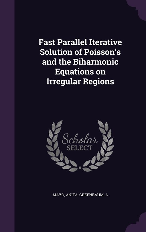 Fast Parallel Iterative Solution of Poisson's and the Biharmonic Equations on Irregular Regions