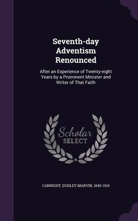 Front cover_Seventh-day Adventism Renounced
