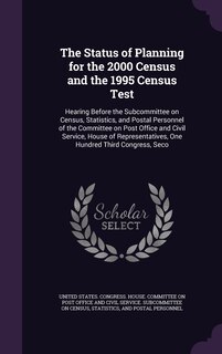 Front cover_The Status of Planning for the 2000 Census and the 1995 Census Test