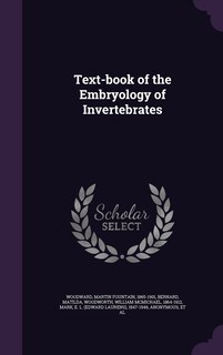 Front cover_Text-book of the Embryology of Invertebrates