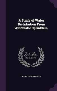 Front cover_A Study of Water Distribution From Automatic Sprinklers