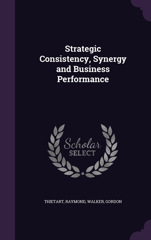Front cover_Strategic Consistency, Synergy and Business Performance