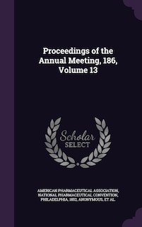 Couverture_Proceedings of the Annual Meeting, 186, Volume 13