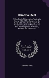 Front cover_Cambria Steel