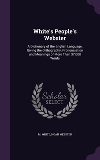 Front cover_White's People's Webster