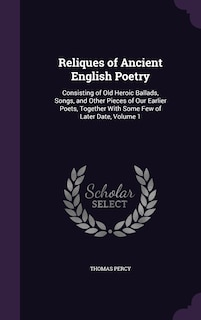 Couverture_Reliques of Ancient English Poetry