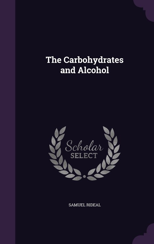Couverture_The Carbohydrates and Alcohol