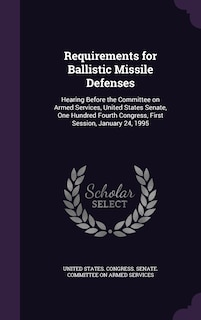 Couverture_Requirements for Ballistic Missile Defenses